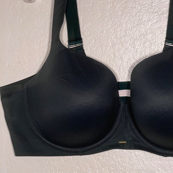 Lane Bryant Cacique Lightly Lined Balconette Bra 48DD Deep Green Adj Straps - Picture 13 of 16